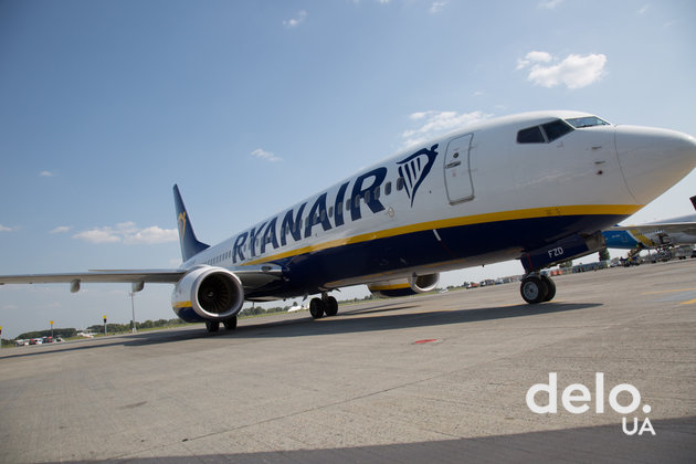 Первый же рейс Ryanair из Киева в Берлин заполнен на 96% 