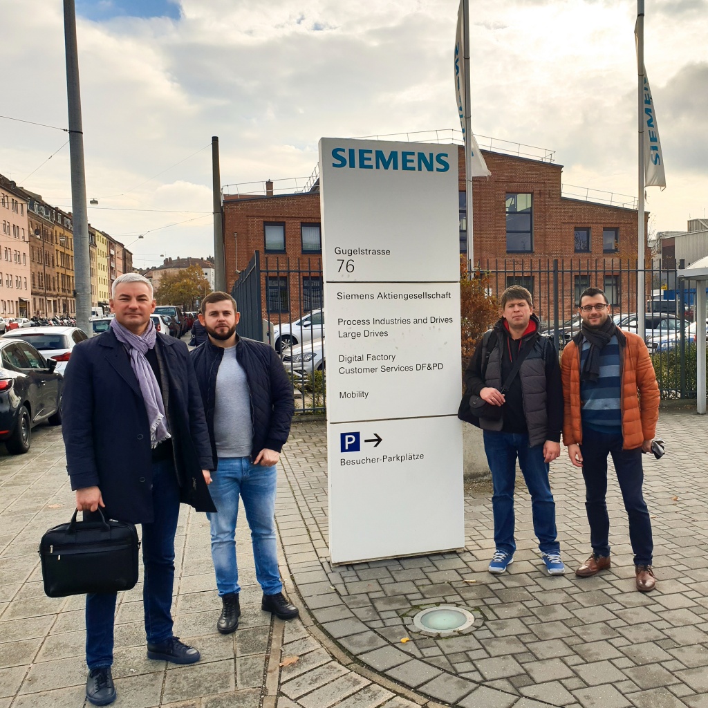 Визит СЗЭМО «Электродвигатель» в Германию на завод Siemens