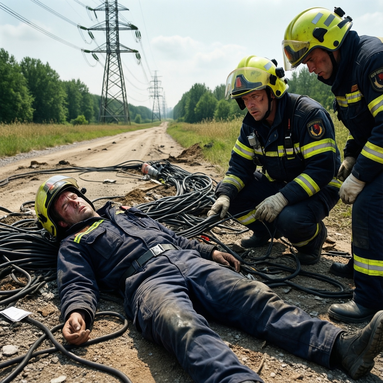Под Челябинском электрик погиб от удара током на линии электропередачи